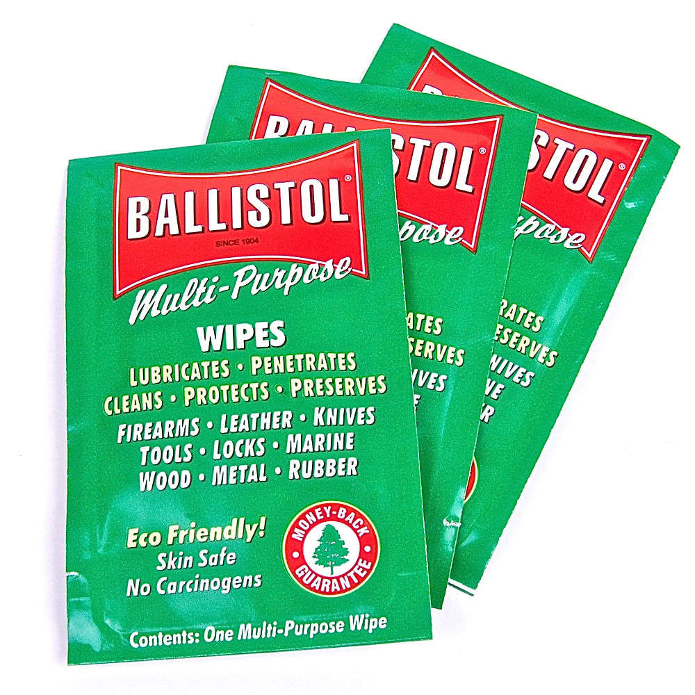 Cleaning Equipment Ballistol USA 4.50" WIPES 10 WIPES PER BOX